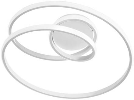 LED plafondlamp COASTER wit, lengte 50 cm, metaal, CCT