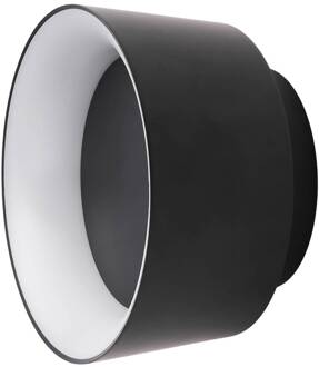 LED plafondlamp Cookie zwart aluminium Ø 15 cm