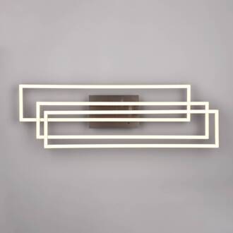 LED plafondlamp Corso 3-lamps, mat nikkel