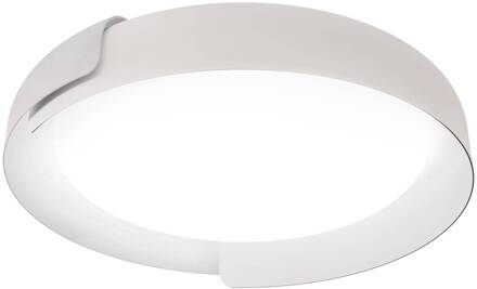 LED plafondlamp Dala, wit/wit, Ø 87 cm, dimbaar