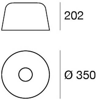 LED plafondlamp Delfi_S, zwart, Ø 35 cm, metaal