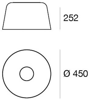 LED plafondlamp Delfi_S, zwart, Ø 45 cm, metaal