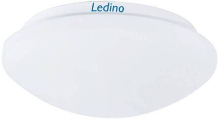 LED plafondlamp Deutz met glazen koepel wit