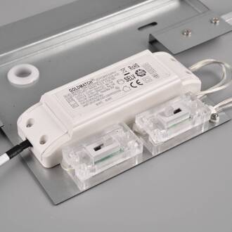 LED plafondlamp Doha, CCT, koffiekleur koffie, wit