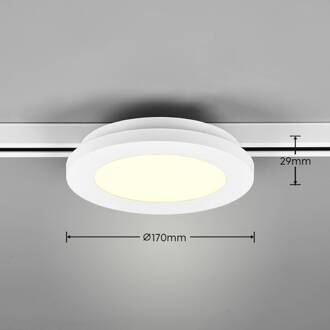 LED plafondlamp DUOline, Ø 17 cm, wit wit mat