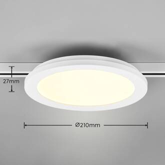 LED plafondlamp DUOline, Ø 26 cm, wit wit mat