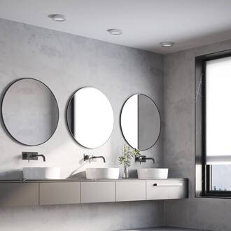 LED plafondlamp Edwina, zilver, 18 cm, set van 10 zilver, wit