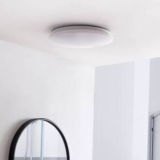 LED plafondlamp Eovi, Ø 33 cm, wit, 3.000 K, rond