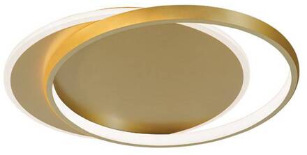 LED plafondlamp Evelyn, goudkleurig, lengte 55 cm, metaal