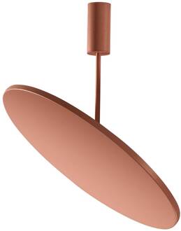 LED plafondlamp FLUENTIS, aardebruin, Ø 54 cm, metaal 927 terracotta