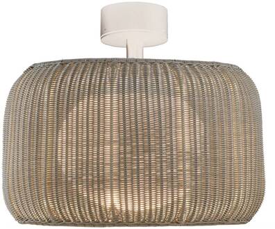 LED plafondlamp Fora, natuurlijk wit/beige, Ø 50 cm natuurlijk wit, beige