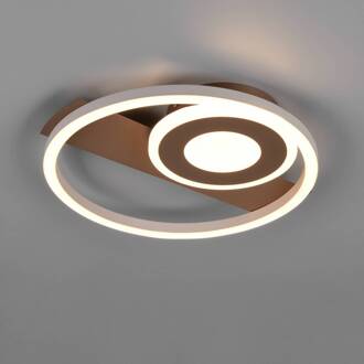 LED plafondlamp Horus, coffee, 2.500 lm, 3.000 K, metaal koffie