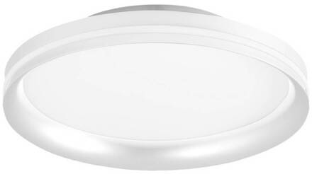 LED plafondlamp Isy, wit, Ø 35 cm, metaal, CCT, dimbaar