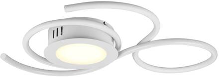 LED plafondlamp Jive, 50cm, mat wit mat wit, wit