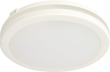 LED Plafondlamp - Kozolux Scarly - 30W 2700lm - Helder/Koud Wit 6400K - IP65 - Rond - Wit