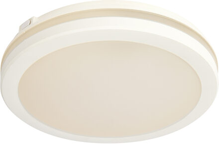 LED Plafondlamp - Kozolux Scarly - 30W 2700lm - Natuurlijk Wit 4200K - IP65 - Rond - Wit