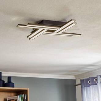 LED plafondlamp Largo 8-lamps zwart