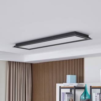 LED plafondlamp Leicy, zwart, 124 cm, RGB, CCT zwart, wit