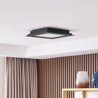 LED plafondlamp Leicy, zwart, 34 cm, RGB, CCT zwart, wit