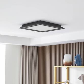 LED plafondlamp Leicy, zwart, 44 cm, RGB, CCT zwart, wit