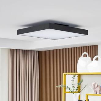 LED plafondlamp Leicy, zwart, 60 cm, RGBIC, CCT zwart, wit