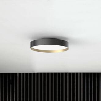 LED plafondlamp Lucia zwart/goudkleurig Ø 35 cm zwart, goud