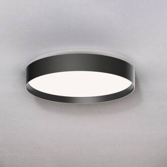LED plafondlamp Lucia, zwart, Ø 45 cm aluminium