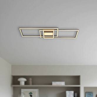 LED plafondlamp Mairin, CCT, afstandsbediening, dimbaar mat nikkel