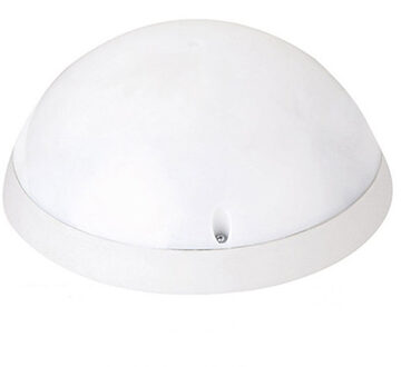 LED Plafondlamp met Bewegingssensor - Opbouw Rond 12W - Waterdicht IP54 - Helder/Koud Wit 6400K - 360° - Mat Wit