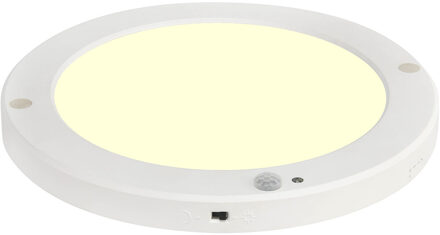 LED Plafondlamp met Bewegingssensor + Dag en Nacht Sensor - 18W - Warm Wit 3000K - 360° Zichthoek - Opbouw/Inbouw - Rond