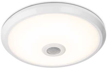 LED Plafondlamp - Met bewegingssensor - Rond - Ø29 cm - 12 watt - 1160 Lumen - 4000K neutraal wit - Wit - IP20 voor binnen