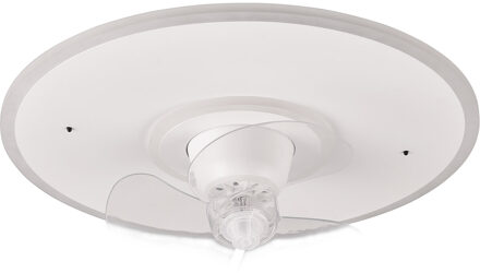 LED Plafondlamp met Ventilator - Plafondventilator - Trion Bryan - 30W - Aanpasbare Kleur - Afstandsbediening - Dimbaar Wit