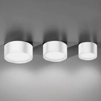 LED plafondlamp Mine in wit, Ø 12 cm