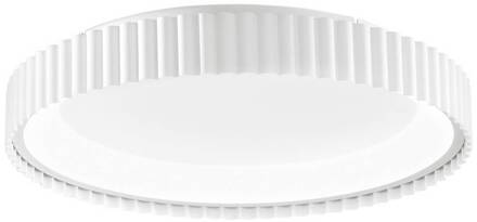 LED plafondlamp Niike, wit, Ø 40 cm, metaal, CCT