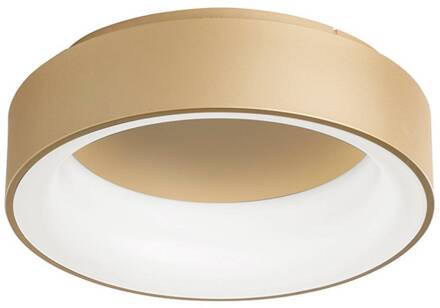 LED plafondlamp Noah, goudkleurig, Ø 60 cm, metaal, CCT
