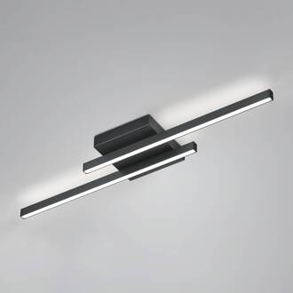 LED plafondlamp Nuri up/down 2-lamp zwart