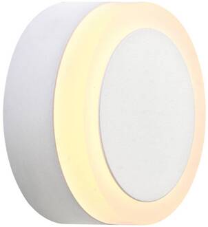 LED plafondlamp One, wit, Ø 9 cm, metaal