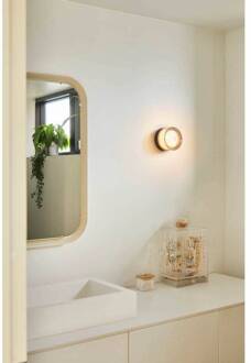 LED plafondlamp Otto Wave, amber, IP65 amber, zwart