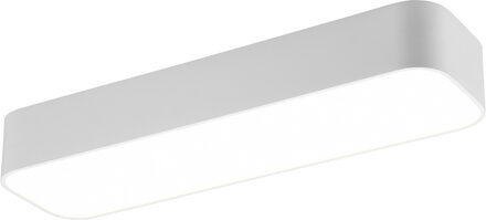 LED Plafondlamp - Plafondverlichting - Trion Astinto - 21W - Aanpasbare Kleur - Dimbaar - Rechthoek - Mat Wit