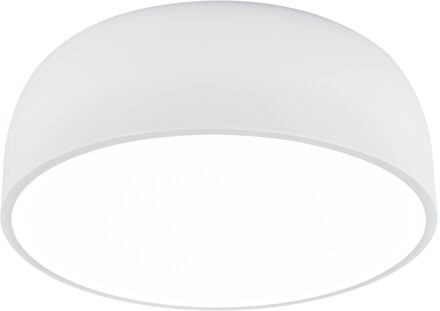 LED Plafondlamp - Plafondverlichting - Trion Barnon - E27 Fitting - 4-lichts - Rond - Mat Wit - Aluminium