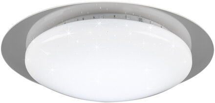 LED Plafondlamp - Plafondverlichting - Trion Bolbi - 8.5W - Aanpasbare Kleur - RGBW - Afstandsbediening - Dimbaar - Rond Wit