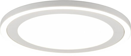 LED Plafondlamp - Plafondverlichting - Trion Coman - 24.5W - Natuurlijk Wit 4000K - Rond - Mat Wit - Kunststof