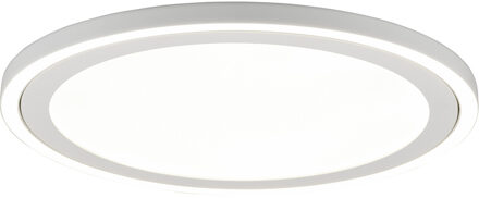 LED Plafondlamp - Plafondverlichting - Trion Coman - 29W - Natuurlijk Wit 4000K - Rond - Mat Wit - Kunststof