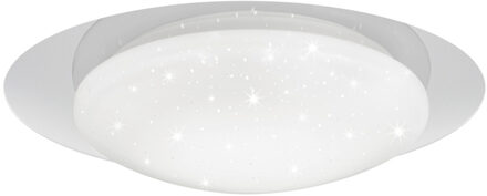LED Plafondlamp - Plafondverlichting - Trion Frida - 18W - Aanpasbare Kleur - Afstandsbediening - Sterlicht - Dimbaar - Wit