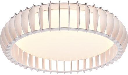 LED Plafondlamp - Plafondverlichting - Trion Manto XL - 38W - Aanpasbare Kleur - Afstandsbediening - Dimbaar - Rond - Wit