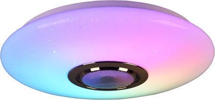 LED Plafondlamp - Plafondverlichting - Trion Minan - 15.5W - RGBW - Dimbaar - Aanpasbare Kleur - Afstandsbediening - Wit