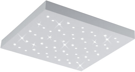 LED Plafondlamp - Plafondverlichting - Trion Tarza - 22W - Aanpasbare Kleur - Afstandsbediening - Dimbaar - Vierkant - Wit