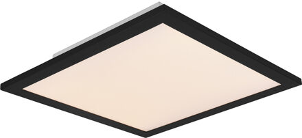 LED Plafondlamp - Plafondverlichting - Trion Tirus - 14W - Aanpasbare Kleur - Afstandsbediening - Dimbaar - Vierkant - Zwart