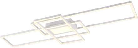 LED Plafondlamp - Plafondverlichting - Trion Urano - 60W - Aanpasbare Kleur - Afstandsbediening - Dimbaar - Rechthoek - Wit