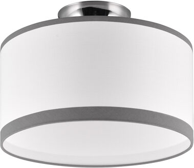 LED Plafondlamp - Plafondverlichting - Trion Vamos - E14 Fitting - 2-lichts - Rond - Chroom - Metaal Zilverkleurig